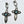 Load image into Gallery viewer, EL BILLAH NATIVE HANDMADE MORENCI TURQUOISE CROSS POST BACK EARRINGS (NP 65)
