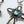 Load image into Gallery viewer, EL BILLAH NATIVE HANDMADE MORENCI TURQUOISE CROSS POST BACK EARRINGS (NP 65)

