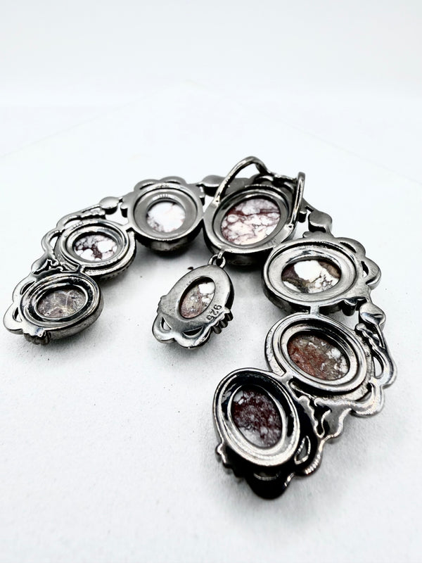 WILDHORSE OXIDIZED STERLING SILVER NAJA PENDANT (ELW 76)
