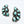 Load image into Gallery viewer, JASON OGG NATIVE HANDMADE CAMPITOS TURQUOISE HALF CLUSTER POST BACK EARRINGS (ELW 78)
