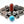 Load image into Gallery viewer, LARRY MCCORK NATIVE HANDMADE KINGMAN &amp; CORAL ADJUSTABLE CUFF (LA 51)
