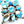 Load image into Gallery viewer, JASON BENALLY NATIVE HANDMADE BLUE DAHLIA CLUSTER SS POST BACK EARRINGS 1.5" (LA 52)
