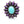Load image into Gallery viewer, PURPLE MOHAVE &amp; KINGMAN TURQUOISE CLUSTER ADJUSTABLE STERLING SILVER RING (FP 3)
