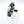 Load image into Gallery viewer, PURPLE MOHAVE &amp; KINGMAN TURQUOISE CLUSTER ADJUSTABLE STERLING SILVER RING (FP 3)
