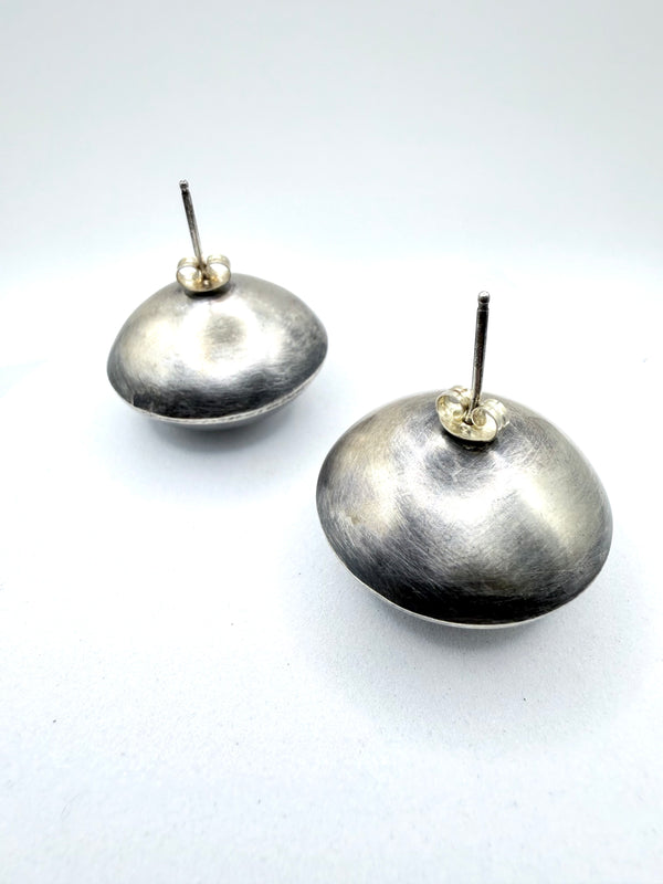 STATEMENT 16MM SAUCER PEARLS POST BACK EARRINGS (FP 5)