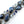 Load image into Gallery viewer, STERLING SILVER LABRADORITE BLUE SAPPHIRE &amp; SKY BLUE TOPAZ MEGA TOGGLE BRACELET 6-8.5" (TC 11)
