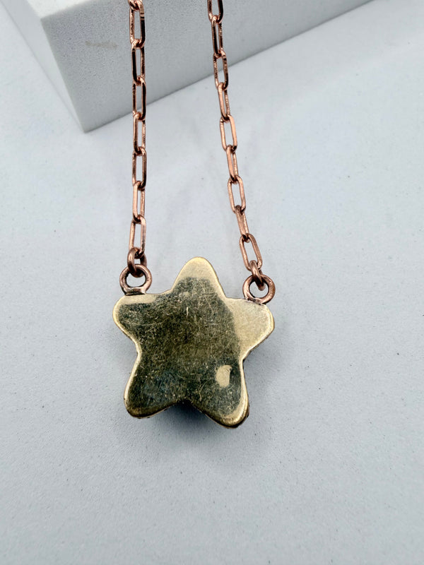WILD HORSE STAR COPPER NECKLACE 20" (BA 2)