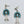 Load image into Gallery viewer, SLEEPING BEAUTY TURQUOISE STERLING SILVER POST BACK BLOSSOM EARRINGS (JR 191)
