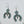 Load image into Gallery viewer, SLEEPING BEAUTY TURQUOISE NAJA FISHHOOK EARRINGS 2.5" (JR 184)
