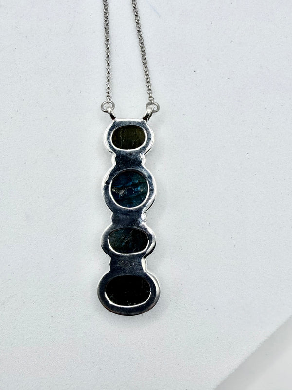 GRADE A LAB DROP NECKLACE 18-20" (JR 166)